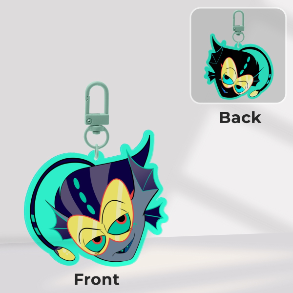 Double-Sided Baxter Acrylic Keychain