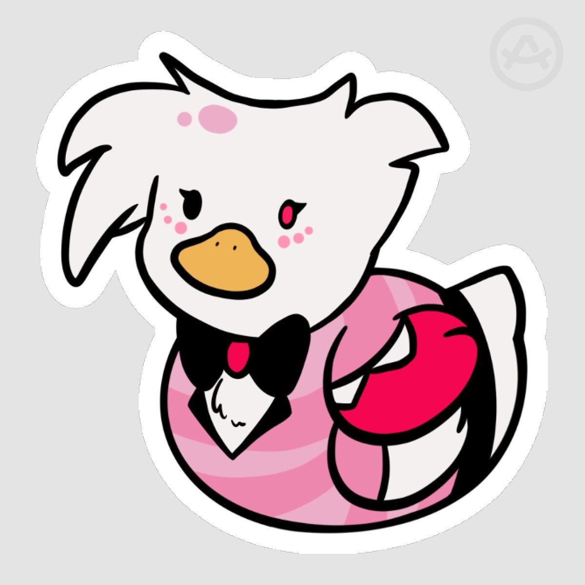 Angel Dust Rubber Ducky Sticker