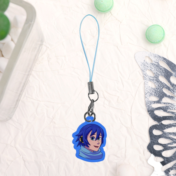 Kaito Acrylic Phone Charm (Colored edge)