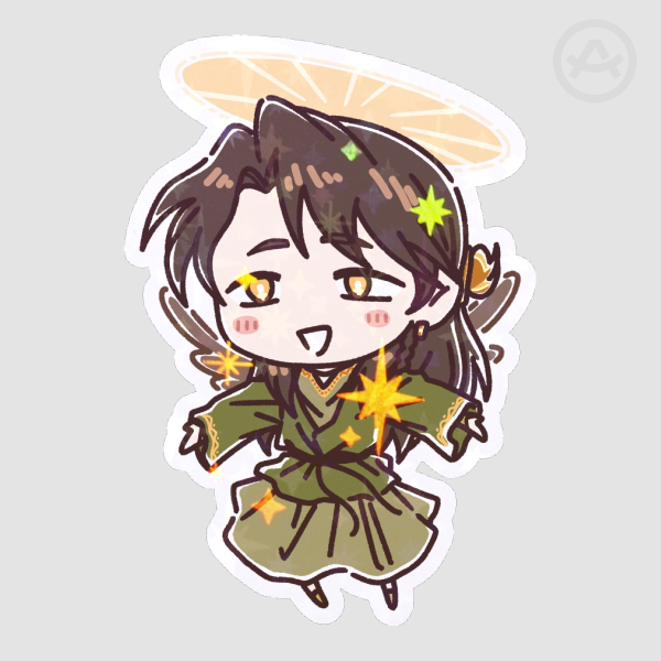 ARCHANGEL RAPHAEL (holo star) sticker