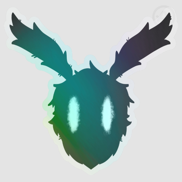 Mothman V2 -  Rainbow Vinyl Stickers