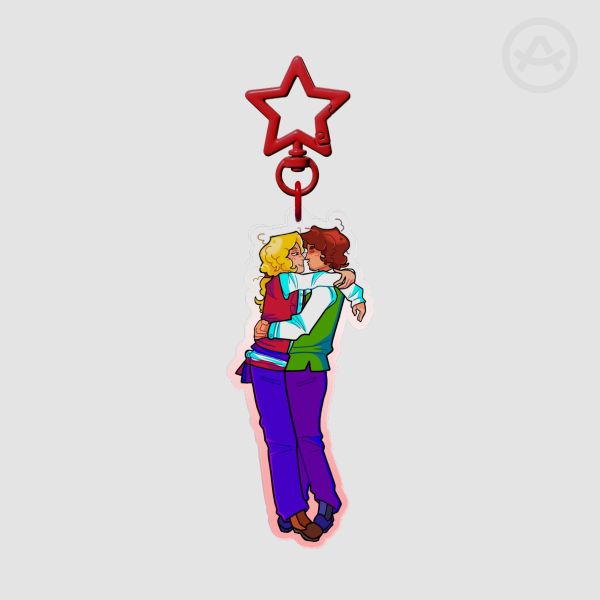 Les miserables - Enjolras and Grantaire keychain