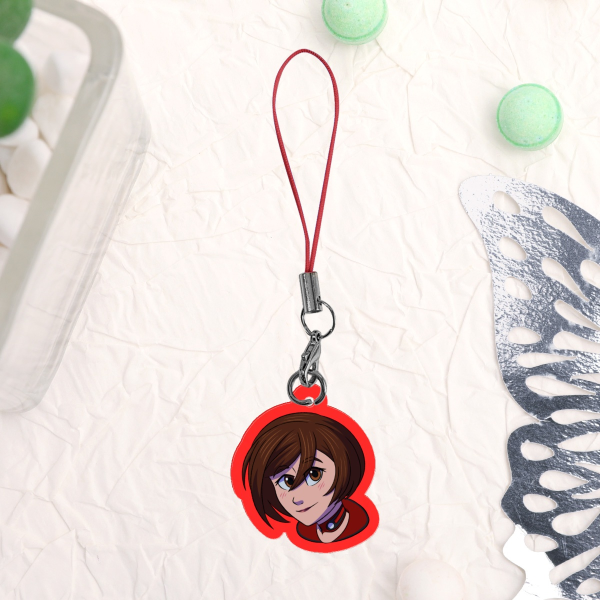 Meiko Acrylic Phone Charm (Colored edge)