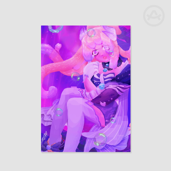 Kokomi sea anemone poster