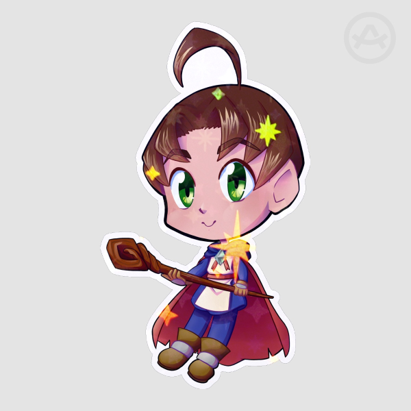 Brian Quest 64 - Die Cut Sticker