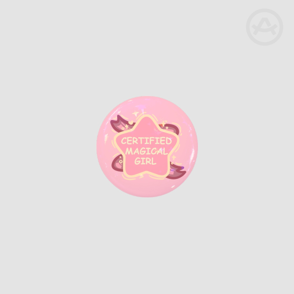 Certified Magical Girl Holo Star Badge