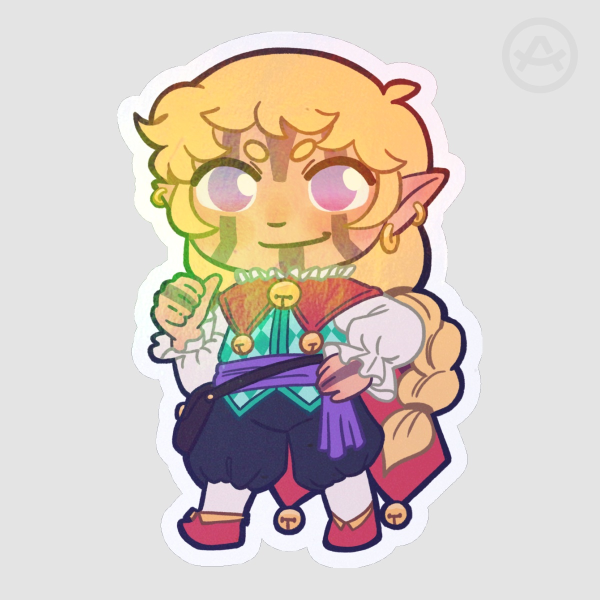 GIGGS DND - Max Blunder - holographic sticker