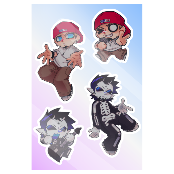 Limp Bizkit Coated Paper Sticker Sheet