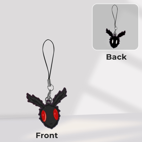 Double-sided Acrylic Mothman Phonecharm