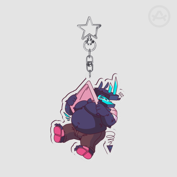Ferro Demon Keychain