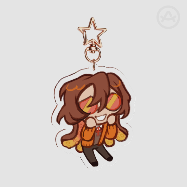TheRealSquiddo Clear Acrylic Keychain