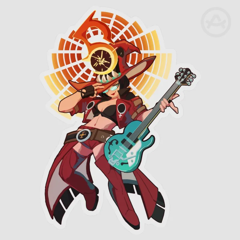 [GGST] Ino Clear Sticker by Crowberri - ACGGOODS