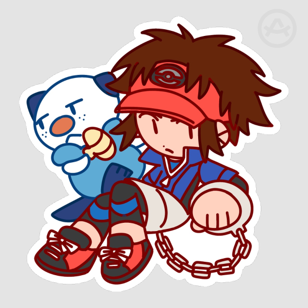 Chibi Lack-Two Sticker