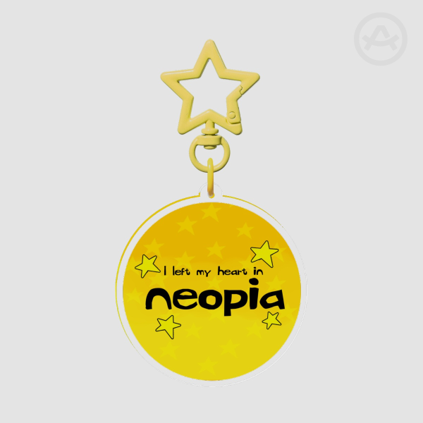 I left my heart in Neopia Keychain