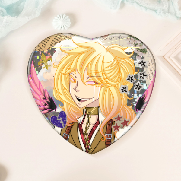 Morningstar Heart Holo Pin