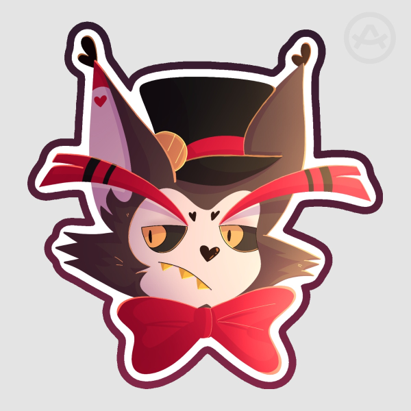 Hazbin Hotel Husk Sticker