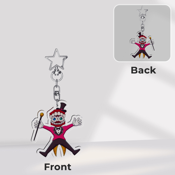 Caine Clear Acrylic Keychains