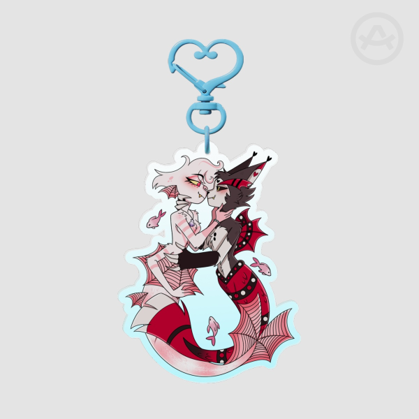 Mermaid Huskerdust Acrylic Keychain