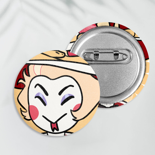 Hazbin Hotel Lucifer Plush Badges