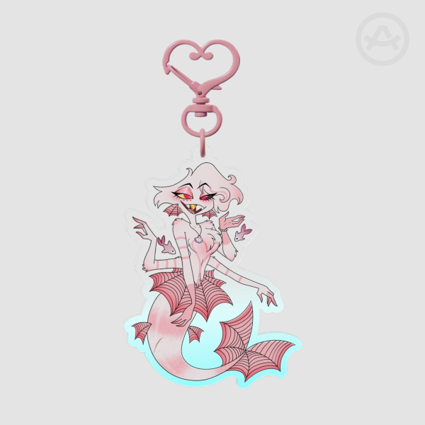 Mermaid Angel Dust Acrylic Keychain