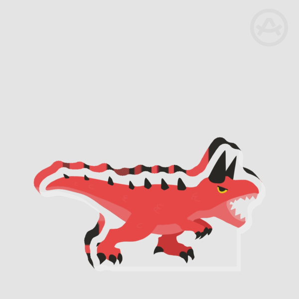 Devil Dino - Mini Thick Acrylic Stand