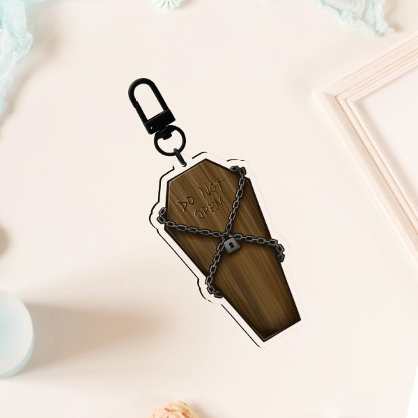 Magnus Archive Coffin Acrylic Charm