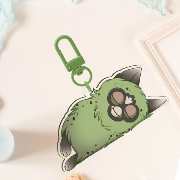 Sleeping Furby Acrylic Charm