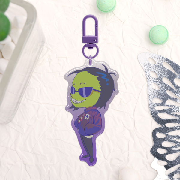 Gorillaz - Ace Keychain [The Now Now]