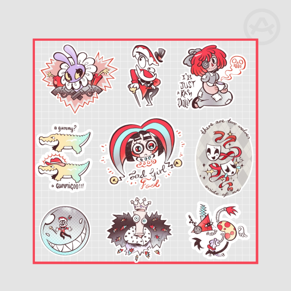 TADC Coated Paper Stickers Sheet