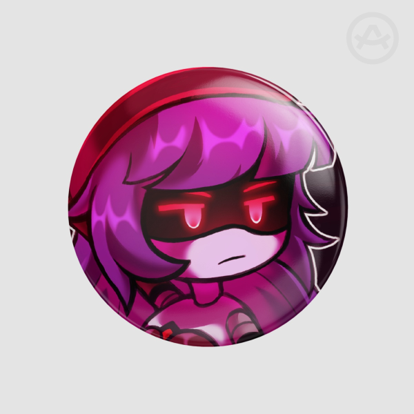Doll Round Button Pin