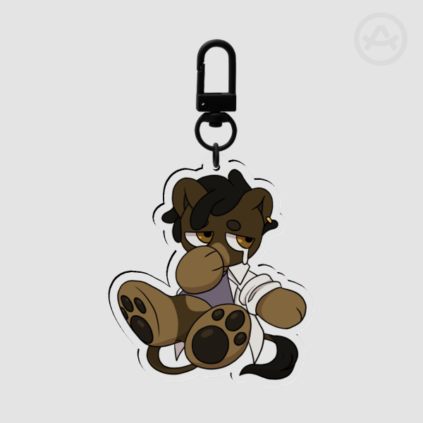 Plushie Style Pride Keychain