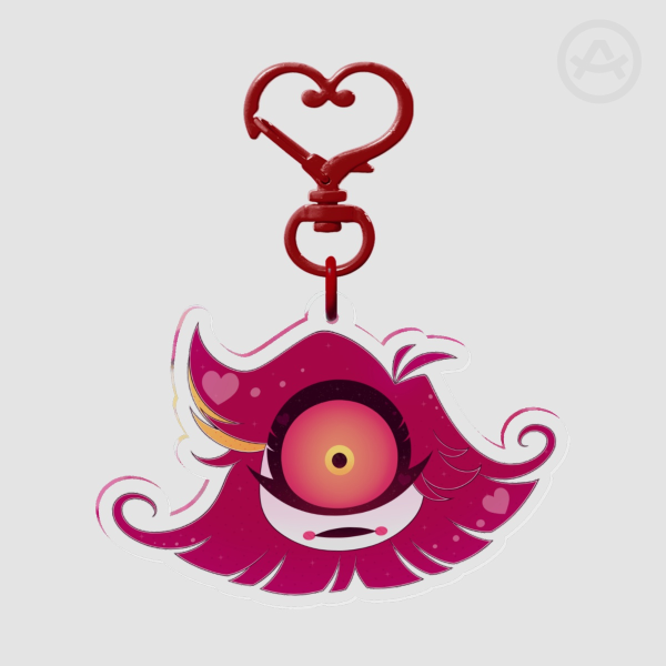 Hazbin Hotel Niffty Blank Stare Clear Acrylic Keychains