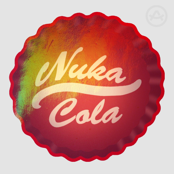 Fallout Nuka Cola Bottle Cap Sticker