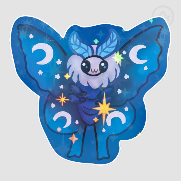 Cute Celestial moth by aMysticalArtist