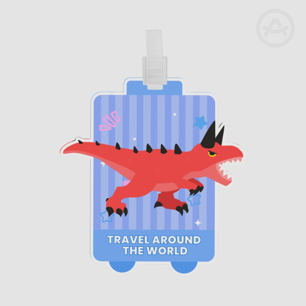 Devil Dino - Luggage Tag