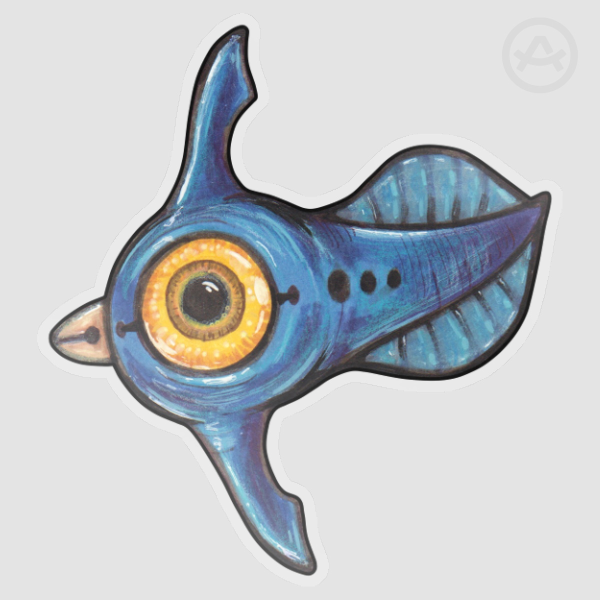 Subnautica Peeper Vinyl Sticker