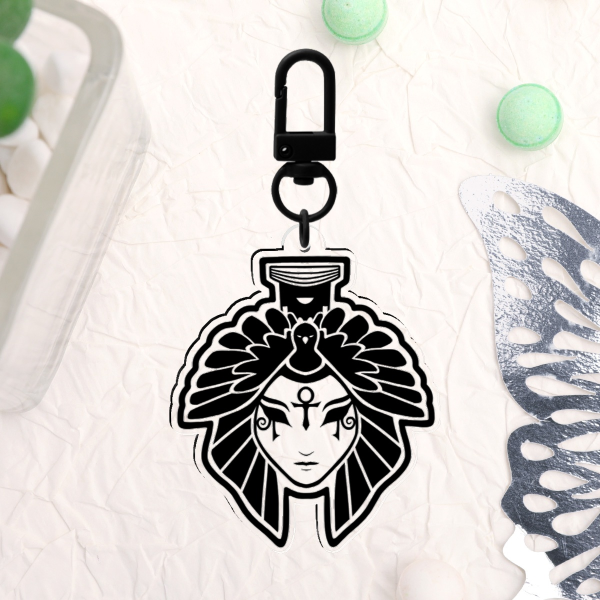 Nephthys Egyptian God Acrylic Keychain