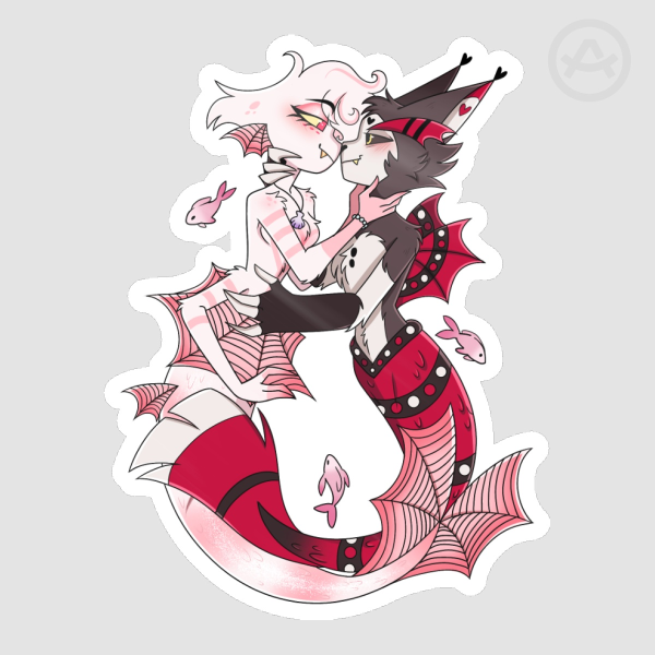 Mermaid Huskerdust Sticker