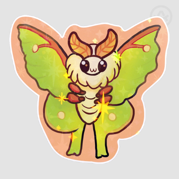 Cute Lunar moth by aMysticalArtist