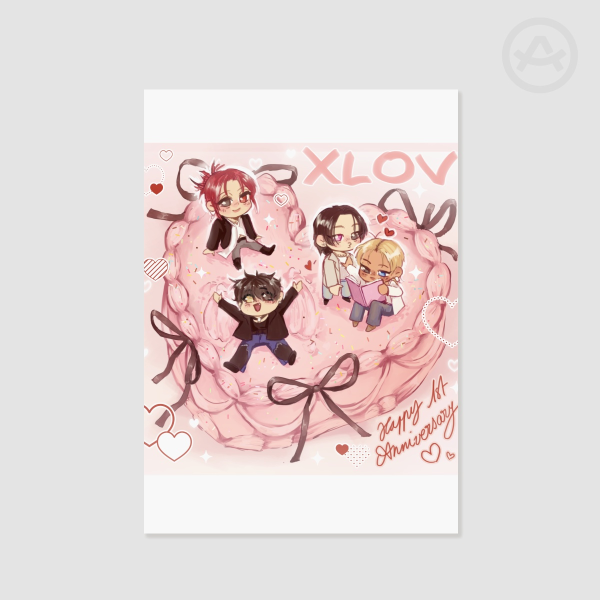XLOV anniversary A5 print