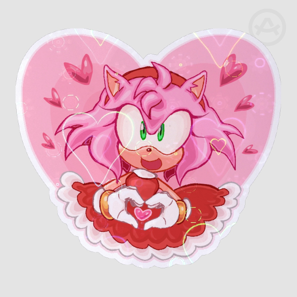 Lovely Amy Sticker