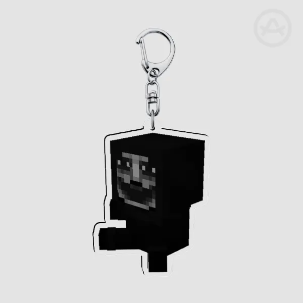 2.5 Inch Minecraft - The Knocker Acrylic Keychain