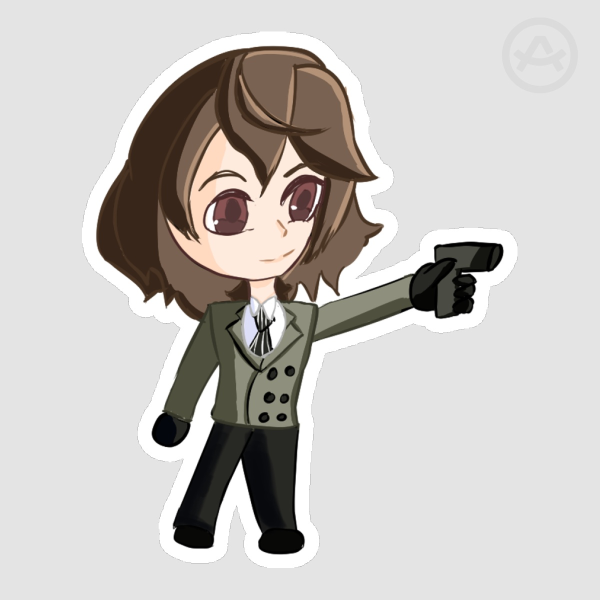 Akechi Die cut Sticker