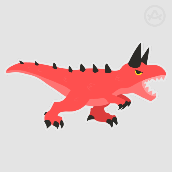 Devil Dino - Sticker