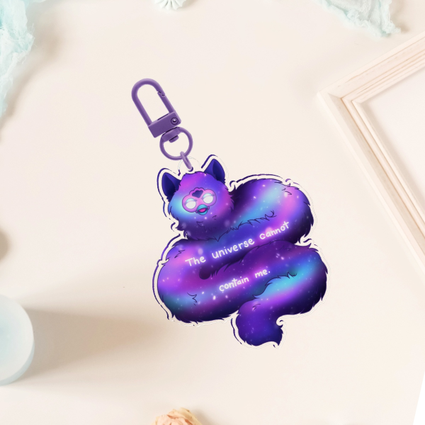 Galactic Furby Acrylic Charm
