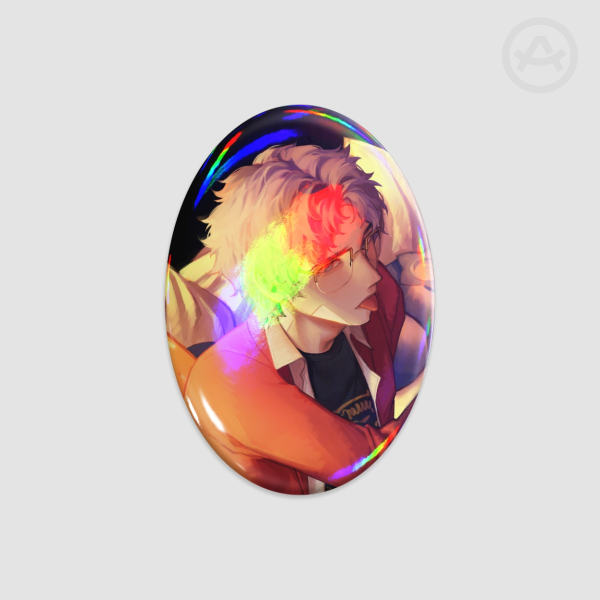 Wolf Birthday Badge