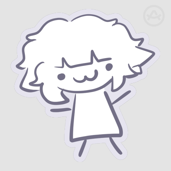 Stupid Pixel sticker (Splatoon OC)