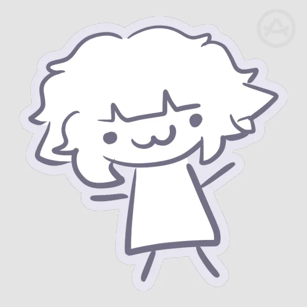 Stupid Pixel sticker (Splatoon OC)