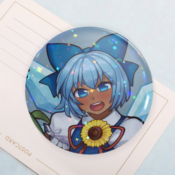 Tanned Cirno Button