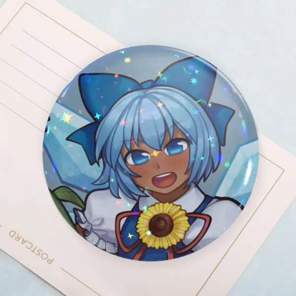 Tanned Cirno Button